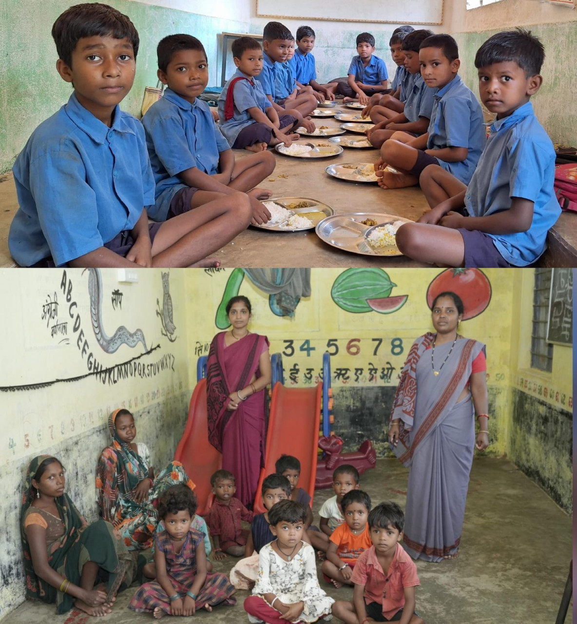 आंगनबाड़ियों और स्कूलों में बच्चों की बन रही सेहत, पढ़ाई के प्रति बढ़ी रुचि….