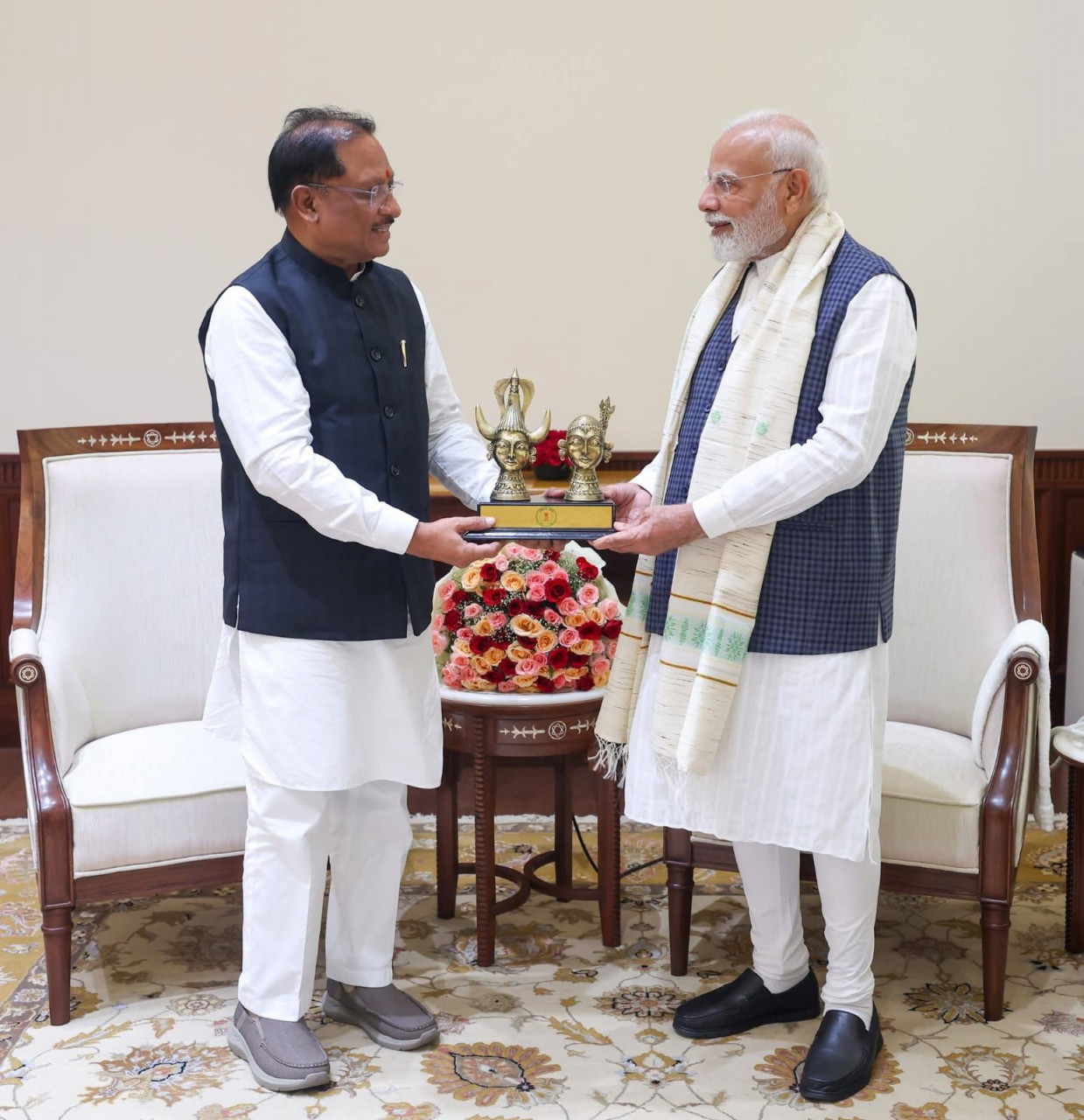प्रधानमंत्री नरेंद्र मोदी से मिले मुख्यमंत्री विष्णुदेव साय – छत्तीसगढ़ के विकास को मिली नई रफ्तार….